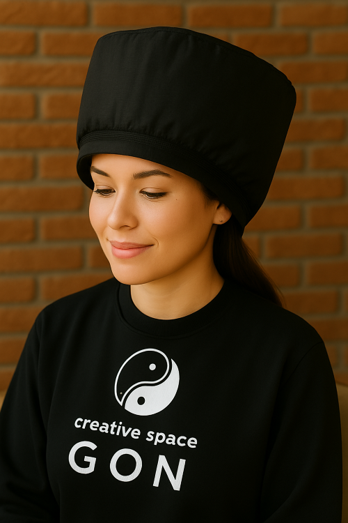 ぽっぽぽハット　ヘナのキャップ