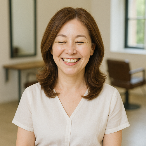 ヘッドスパをして頭皮がすっきり